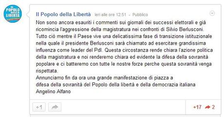 Berlusconi, per favore, fai un passo indietro per non far vincere Grillo!