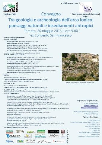 Un convegno per riscoprire i paesaggi dell’arco jonico