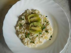 RICETTE: risotto al kiwi e mascarpone