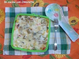 Lasagne con verdure grigliate