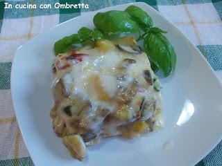 Lasagne con verdure grigliate