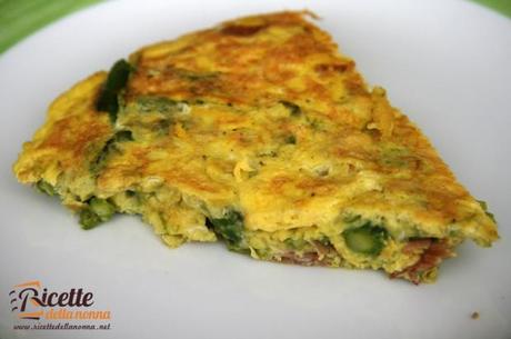 frittata asparagi speck