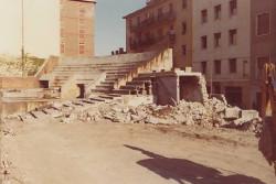 demolizione del vecchio stadio Bentegodi in Piazza Cittadella 