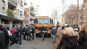 Proteste dei cittadini nel gennaio 2012