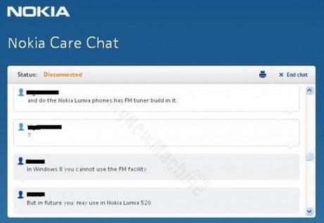 La Radio FM su Lumia WP8