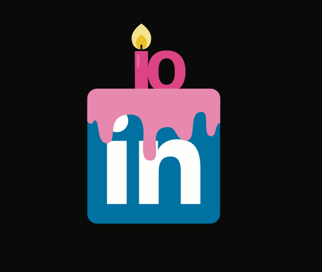 LinkedIn feteggia 10 anni