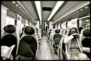 sul treno per Desio