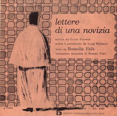 ROSSELLA FALK - LETTERE DI UNA NOVIZIA di Guido Piovene (1962)