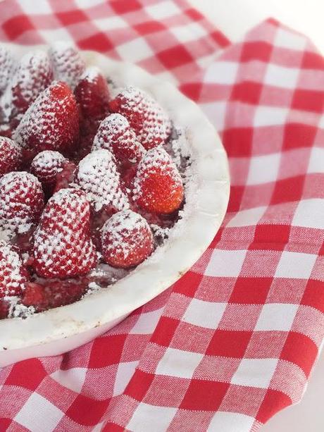 Crostata di fragole e ricotta