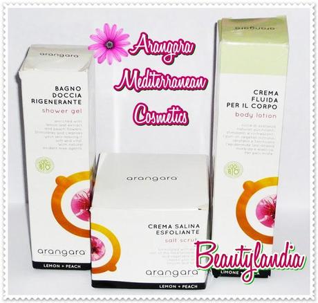 ARANGARA MEDITERRANEAN COSMETICS - Linea Essential Limone + Pesca -