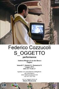 “S_oggetto”, performance sui bombardamenti di Federico Cozzucoli, dal 17 al 19 maggio, Cagliari