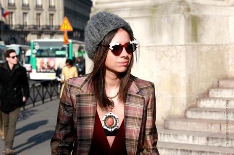 In the Street...Spirit of Scotland Tartan #5 Paris & Milan