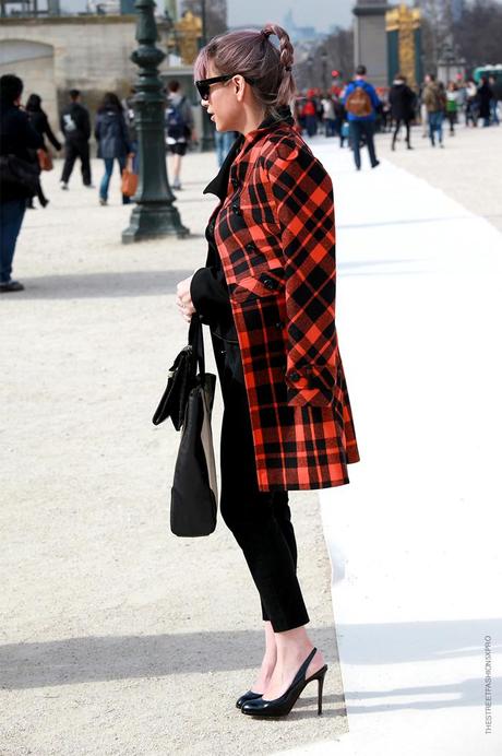 In the Street...Spirit of Scotland Tartan #5 Paris & Milan