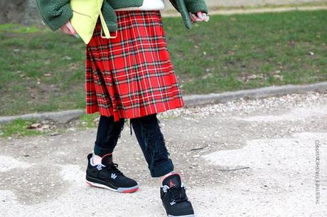 In the Street...Spirit of Scotland Tartan #5 Paris & Milan