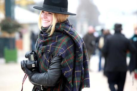 In the Street...Spirit of Scotland Tartan #5 Paris & Milan