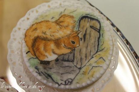 Painting cookies inspirated by Beatrix Potter