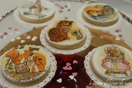 Painting cookies inspirated by Beatrix Potter