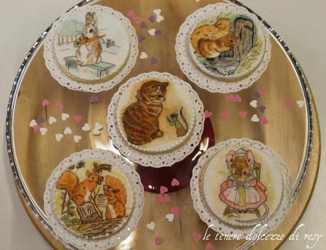 Painting cookies inspirated by Beatrix Potter