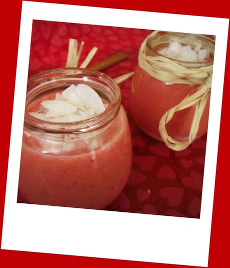 Smoothie alla fragola,cocco e lime e 86400 secondi