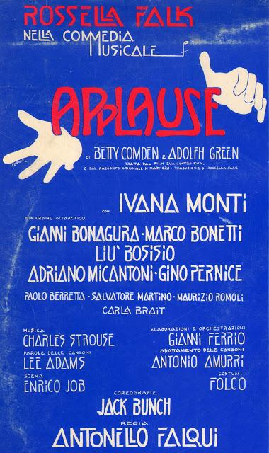 ROSSELLA FALK - APPLAUSE (commedia musicale) (1981)