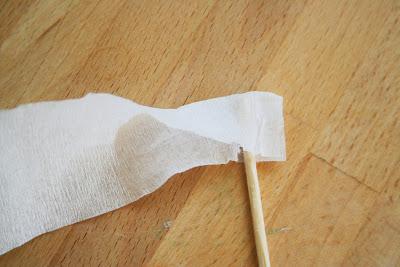 Roselline in carta crespa