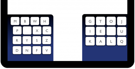 Un nuovo formato di tastiera per gli schermi touch?