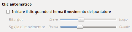 Guida a Mousetweaks applet per il pannello per migliorare l'usabilità del mouse sul desktop GNOME.