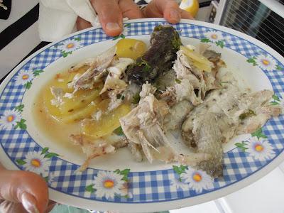 Pesce al forno con patate