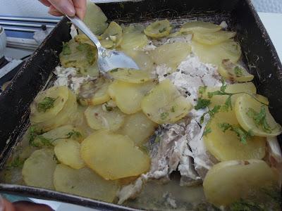 Pesce al forno con patate