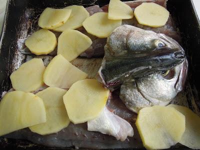 Pesce al forno con patate