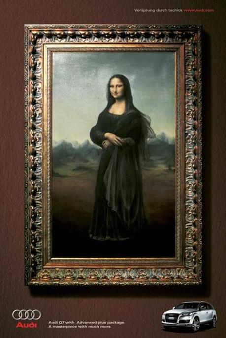 La Gioconda nelle Campagne Pubblicitarie