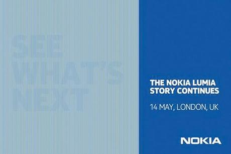 Nokia si sveleranno i nuovi Lumia nell’evento del 14 maggio a Londra.