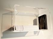 Design online: libreria modulare cubi plexiglass trasparenti