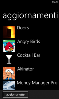 Giochi ed applicazioni per Windows Phone aggiornati in real time!