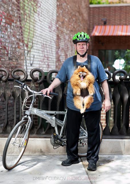 girls (with dogs) on bikes!