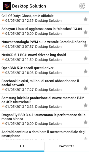 DesktopSolutionITA app - Home