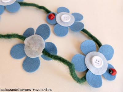 Collana in Pannolenci