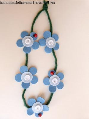 Collana in Pannolenci