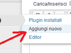 Miniguida WordPress Lezione Installare plug-in widget