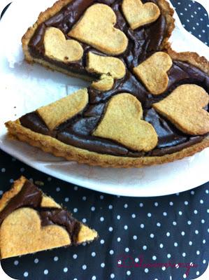 CROSTATA CON CREMA DI RICOTTA E CIOCCOLATO AL RUM