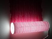 Paint roller wall lamps: lampade artistiche natalie sampson