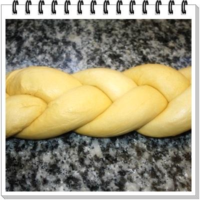 Treccia di brioche alla nutella