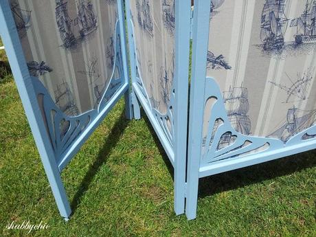 shabbychic, un tutorial per un Paravento romanticamente marinaresco