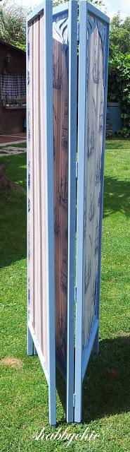 shabbychic, un tutorial per un Paravento romanticamente marinaresco