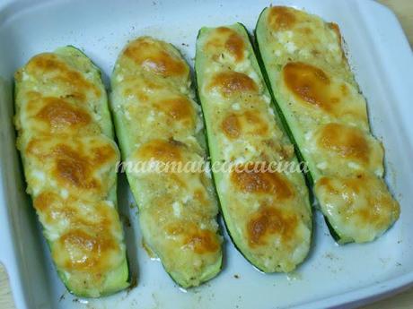 Zucchine Lunghe Ripiene di Magro