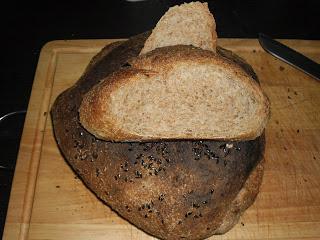 Pane integrale con crosta croccante