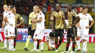 WEEK-END +24 - Pareggiano 0-0 Milan e Roma. Due espulsi: Muntari e Totti!