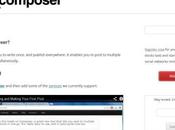 Composer pubblica post contemporaneamente social network
