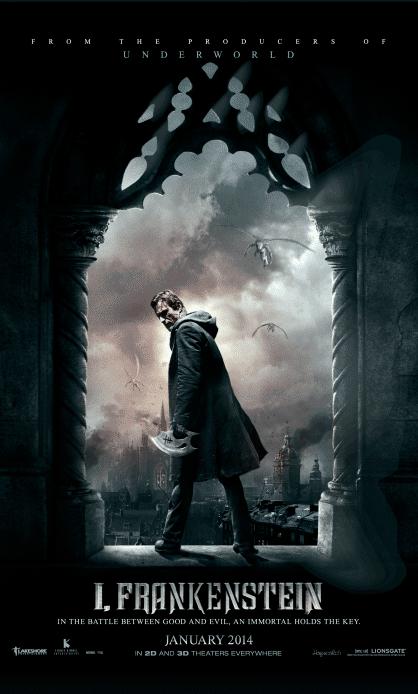 motion poster i, frankenstein