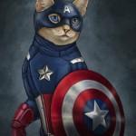 Avengers Cat Capitan Cat